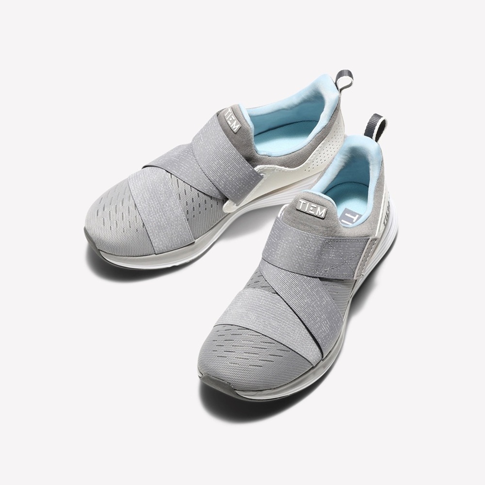 Tiem Athletic Women’s Latus - Cloud Gray Training Workout Sneaker Shoes 8.5